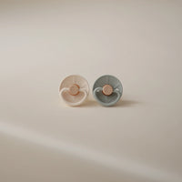 FRIGG LITTLE VIKING NATURAL RUBBER PACIFIER | SAGE/CREAM | 2 PACK