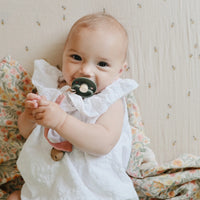 FRIGG LITTLE VIKING NATURAL RUBBER PACIFIER | COCOA/OLIVE | 2 PACK