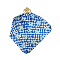 ROYAL BLUE WAVY CHECKER DAISY | LOVIE