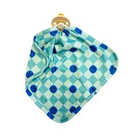 TEAL SMILEY CHECKER | LOVIE