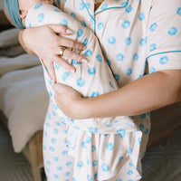 BEACH BALL | NEW* WOMEN'S BUTTON UP SHORT SLEEVE SET