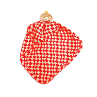 BRIGHT RED MINI CHECKER | LOVIE