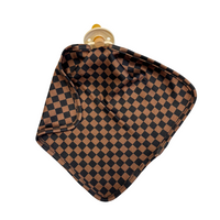 BLACK + BROWN MINI CHECKER | LOVIE