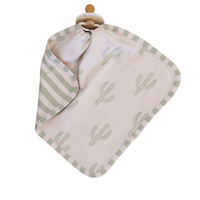 TAN + GREEN CACTUS STRIPE | LOVIE