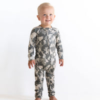 LIGHT CAMO | ZIPPER ONE PIECE