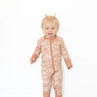 AUTUMN FLORAL | ZIPPER ONE PIECE