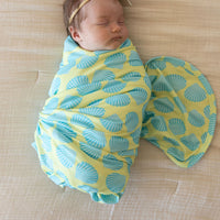 TEAL SHELLS | SWADDLE