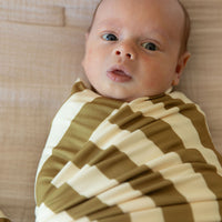 OLIVE STRIPE | SWADDLE