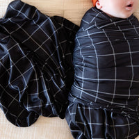 BLACK + WHITE GRID | SWADDLE