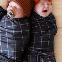 BLACK + WHITE GRID | SWADDLE