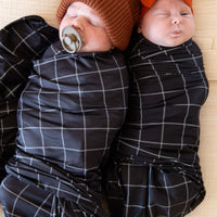 BLACK + WHITE GRID | SWADDLE