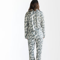 LIGHT CAMO | WOMEN'S BUTTON UP LONG SLEEVE SET
