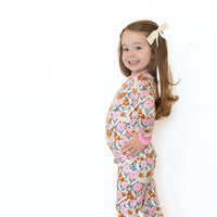 PINK FALL FLORAL | LONG SLEEVE