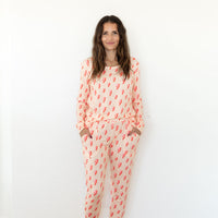 PINK LIGHTNING BOLTS | WOMEN'S LONG SLEEVE