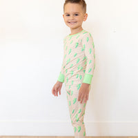 GREEN LIGHTNING BOLTS | LONG SLEEVE