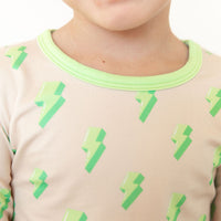 GREEN LIGHTNING BOLTS | LONG SLEEVE