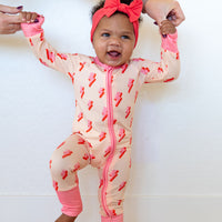 PINK LIGHTNING BOLTS | ZIPPER ONE PIECE