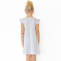 GINGHAM BOWS | RUFFLE SLEEVE DRESS