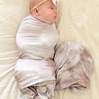 TAUPE TIE DYE | SWADDLE