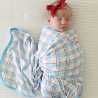 PATRIOTIC PLAID | SWADDLE