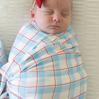 PATRIOTIC PLAID | SWADDLE