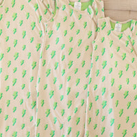 GREEN LIGHTNING BOLTS | SLEEP SACK