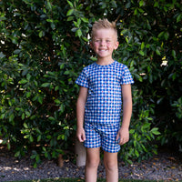 GINGHAM STARS | SHORT SET