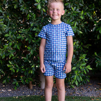 GINGHAM STARS | SHORT SET