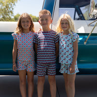 USA MINI CHECKER | SHORT SET
