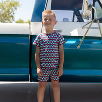 USA MINI CHECKER | SHORT SET
