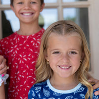 BLUE PAISLEY | SHORT SLEEVE