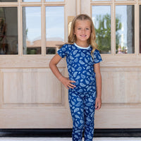 BLUE PAISLEY | SHORT SLEEVE