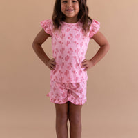 CACTUS PALM | RUFFLE SHORT SET