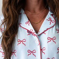 USA BOWS | NEW* WOMEN'S BUTTON UP SHORT SLEEVE SET