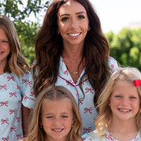 USA BOWS | NEW* WOMEN'S BUTTON UP SHORT SLEEVE SET