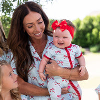 USA BOWS | NEW* WOMEN'S BUTTON UP SHORT SLEEVE SET