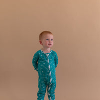 TEAL GOLF | ZIPPER ONE PIECE
