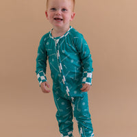 TEAL GOLF | ZIPPER ONE PIECE