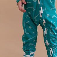 TEAL GOLF | ZIPPER ONE PIECE