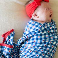 GINGHAM STARS | SWADDLE