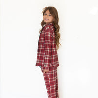 HOLIDAY PLAID | GIRLS' BUTTON UP LONG SLEEVE SET