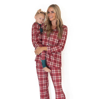 HOLIDAY PLAID | WOMEN'S BUTTON UP LONG SLEEVE SET
