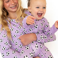 PURPLE SOCCER | ZIPPER ONE PIECE