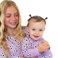 PURPLE SOCCER | ZIPPER ONE PIECE