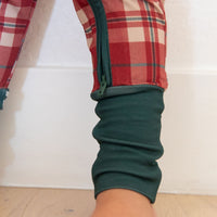 HOLIDAY PLAID | ZIPPER ONE PIECE