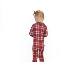 HOLIDAY PLAID | ZIPPER ONE PIECE