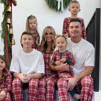 HOLIDAY PLAID | WOMEN'S BUTTON UP LONG SLEEVE SET