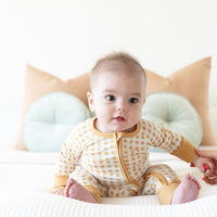 COTTONTAIL GINGHAM | ZIPPER ONE PIECE