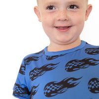 CHECKERED FLAMES | SHORT SET