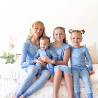 BLUE MINI HEARTS | LONG SLEEVE